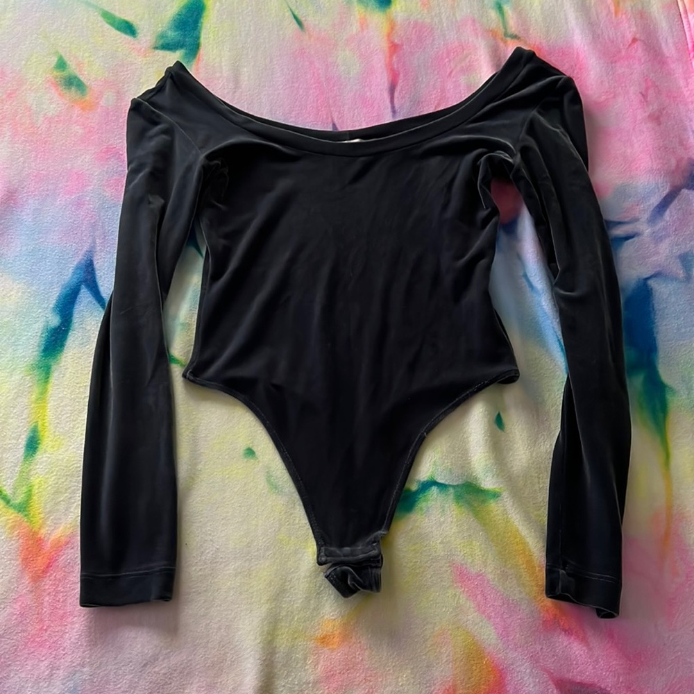 BCBG Velvet Body Suit